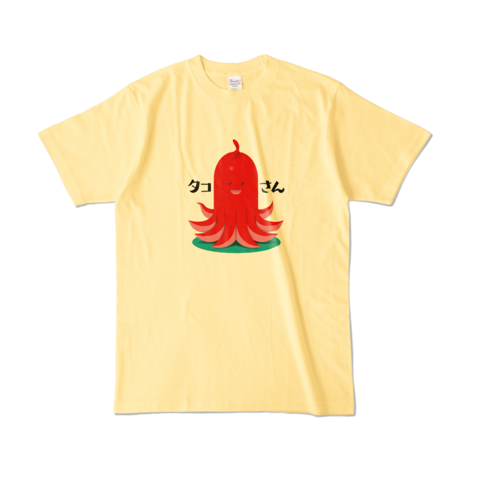 カラーTシャツ - L - ライトイエロー (淡色)