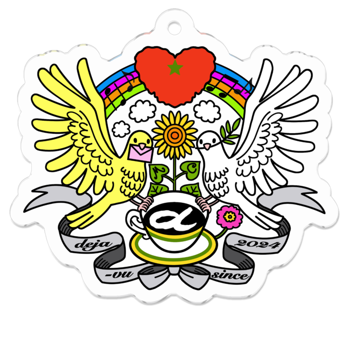 アクリルキーホルダー - 50 x 50 (mm)