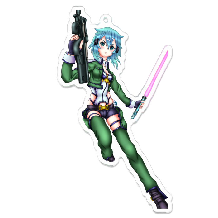 アクリルキーホルダー - 100 x 100 (mm)