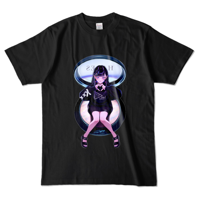 カラーTシャツ - L - ブラック (濃色)