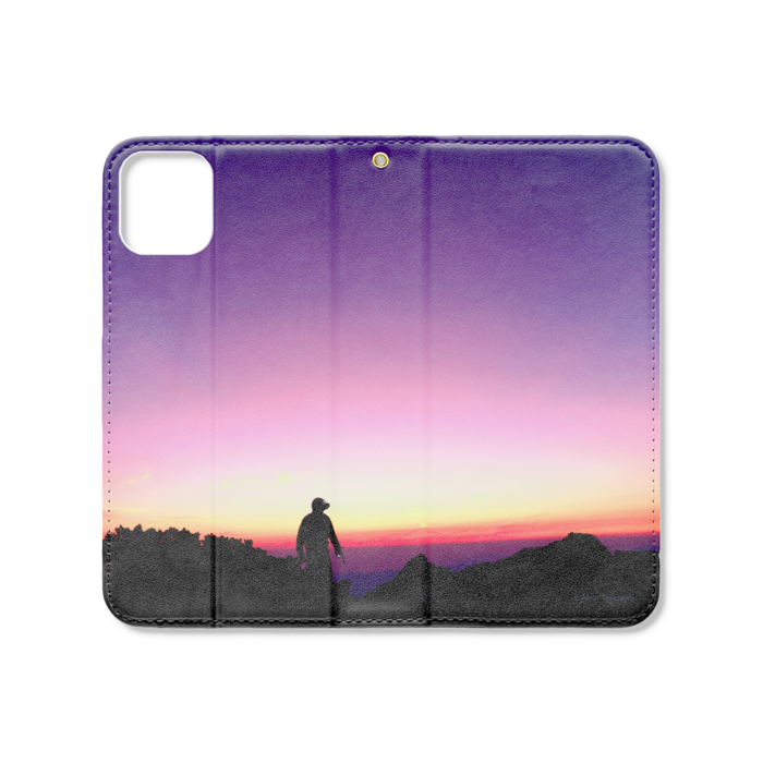 手帳型iPhoneケース（ベルトなし） - iPhone 11 - ストラップ穴 あり