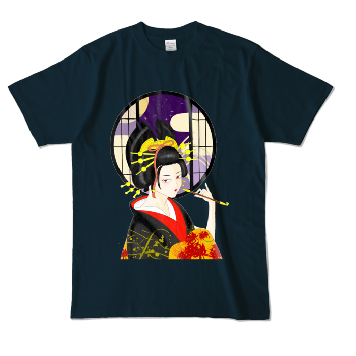 カラーTシャツ - L - ネイビー (濃色)