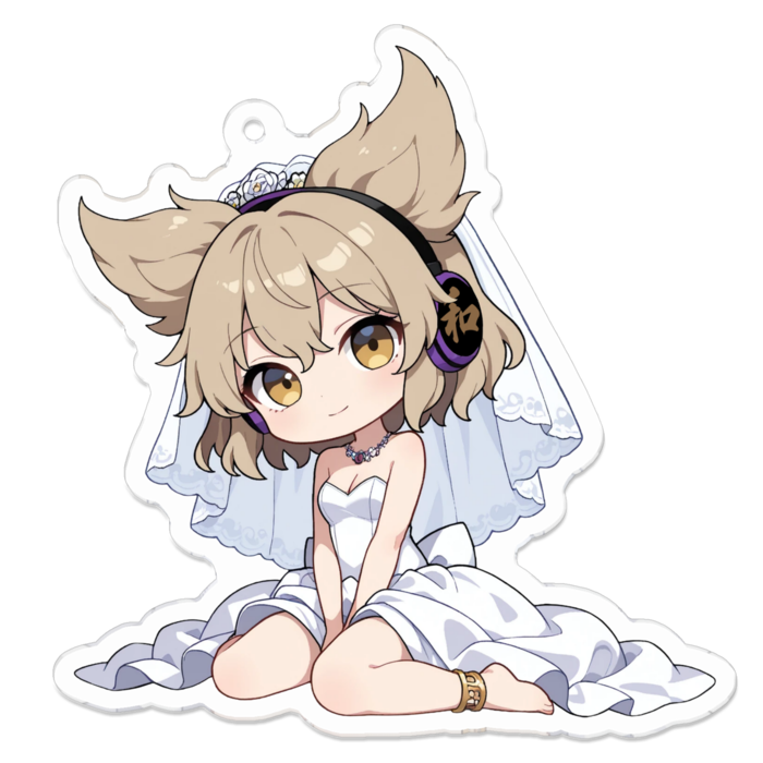 アクリルキーホルダー - 70 x 70 (mm)(キャラのみ)