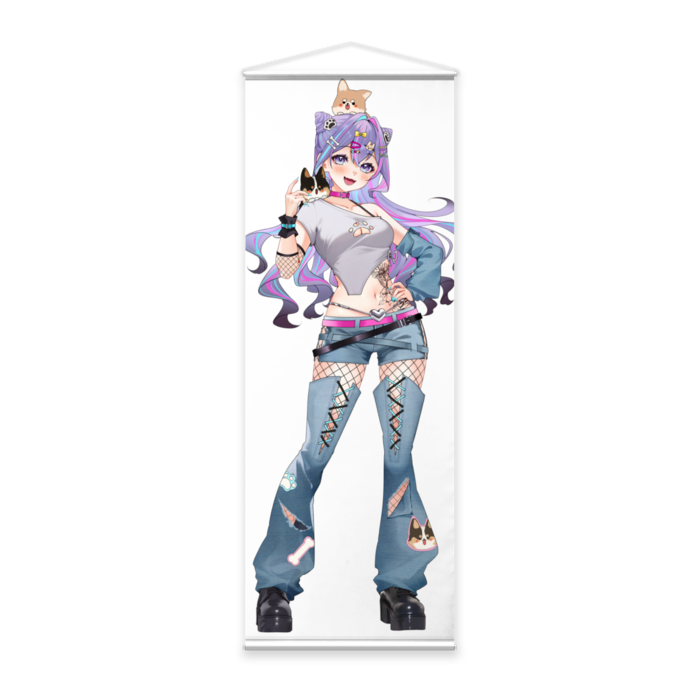 茶々丸フウカ等身大タペストリー - 65 x 180cm