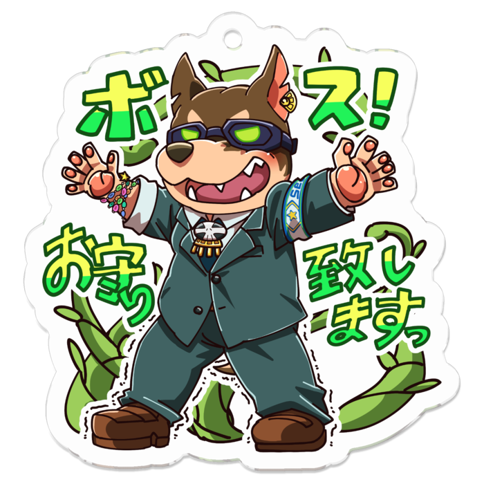 アクリルキーホルダー - 50 x 50 (mm)
