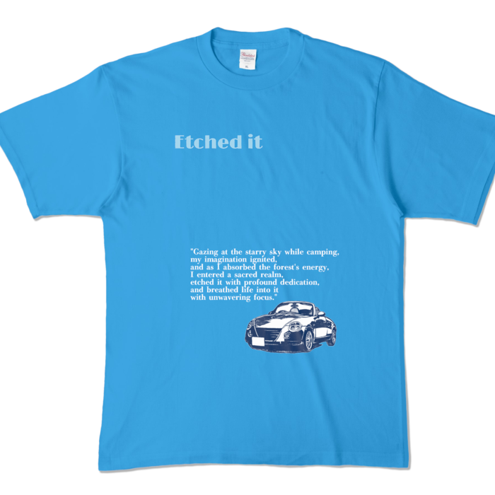 カラーTシャツ - XL - ターコイズ (濃色)
