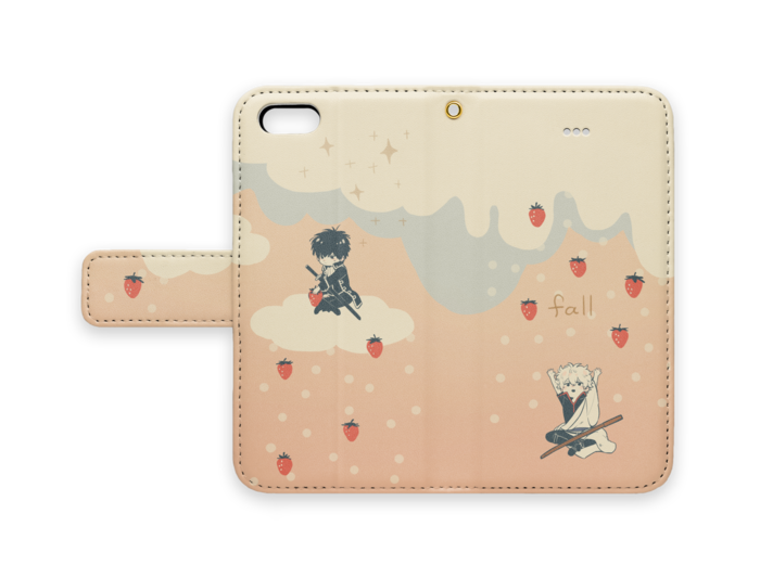 手帳型iPhoneケース - iPhone 5 / SE - ストラップ穴 あり