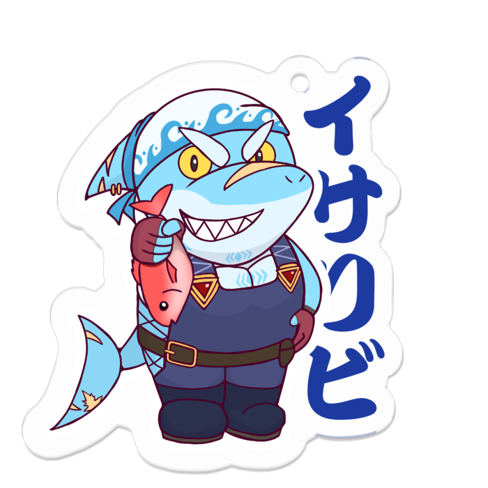 アクリルキーホルダー(コーティング) - 50 x 50 (mm)カタカナver.