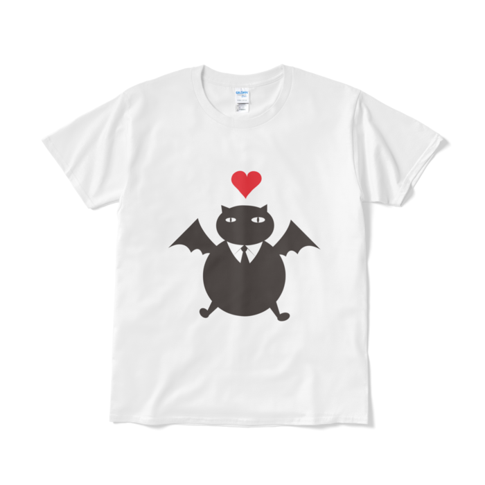 ねこうもり蝙蝠猫tシャツ Tricoloratelier Booth