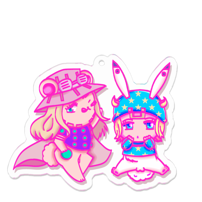 アクリルキーホルダー - 70 x 70 (mm)