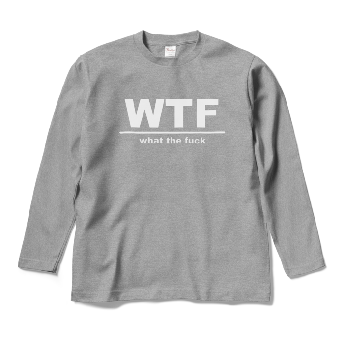 ロングスリーブTシャツ - M - 杢グレー