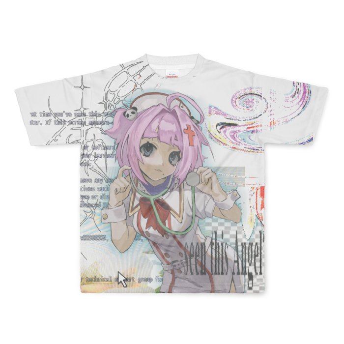 フルグラフィックTシャツ - L - 正面印刷のみ