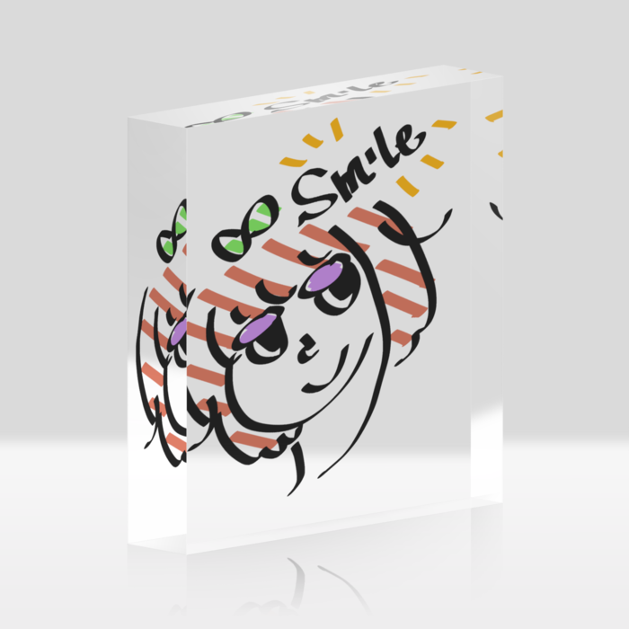 アクリルブロック - 100x100mm