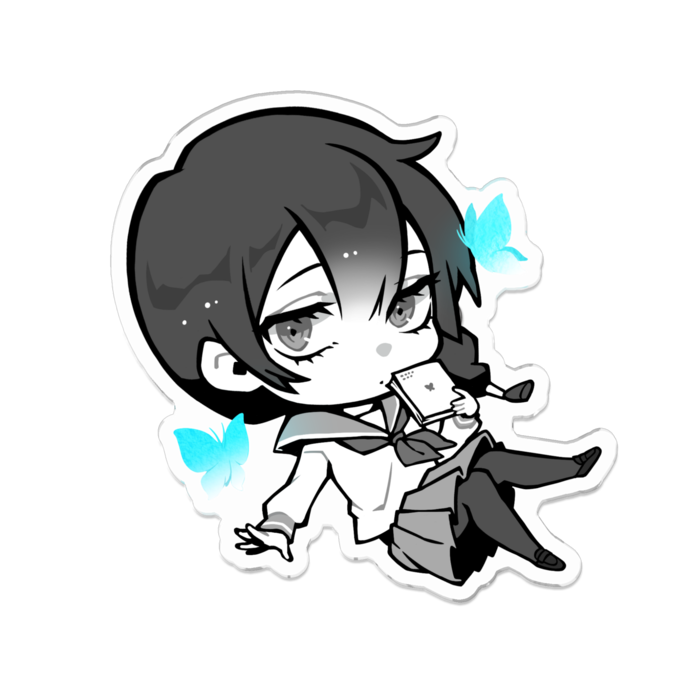 アクリルバッジ - エス その5 70 x 70 (mm)