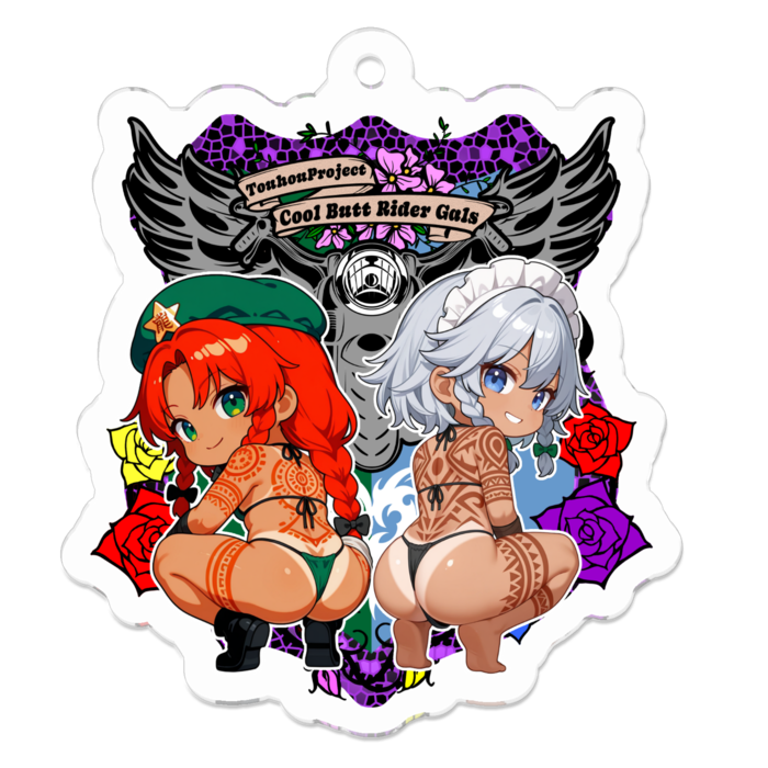 アクリルキーホルダー - 50 x 50 (mm)