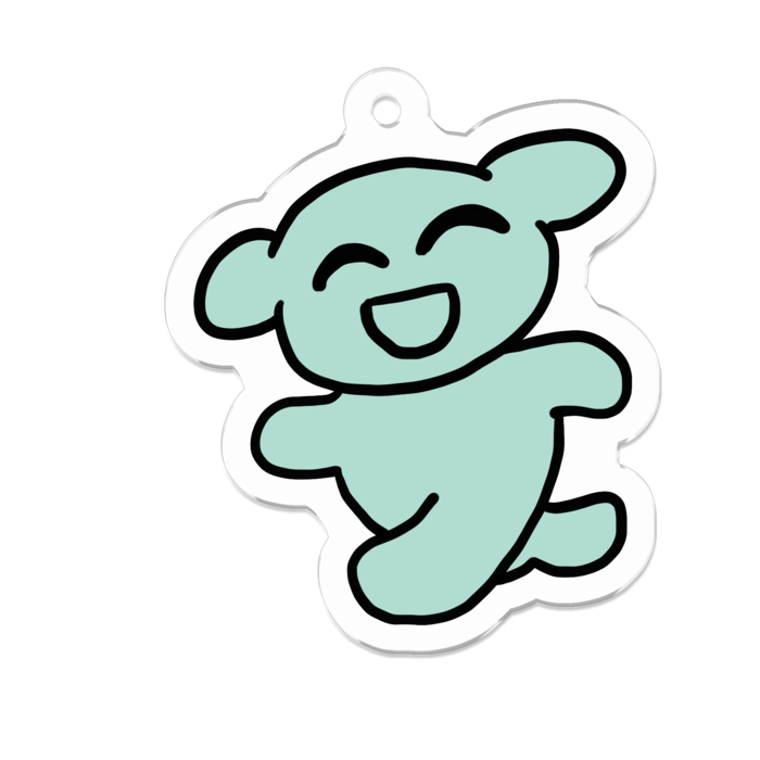 アクリルキーホルダー - 50 x 50 (mm)