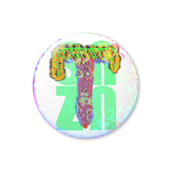 ホログラム缶バッジ - 25mm