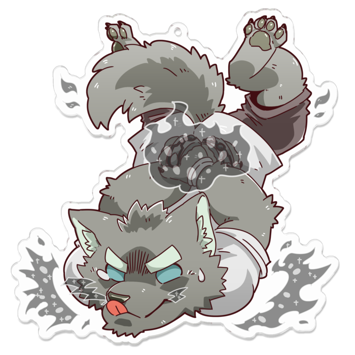 アクリルキーホルダー - 100 x 100 (mm)