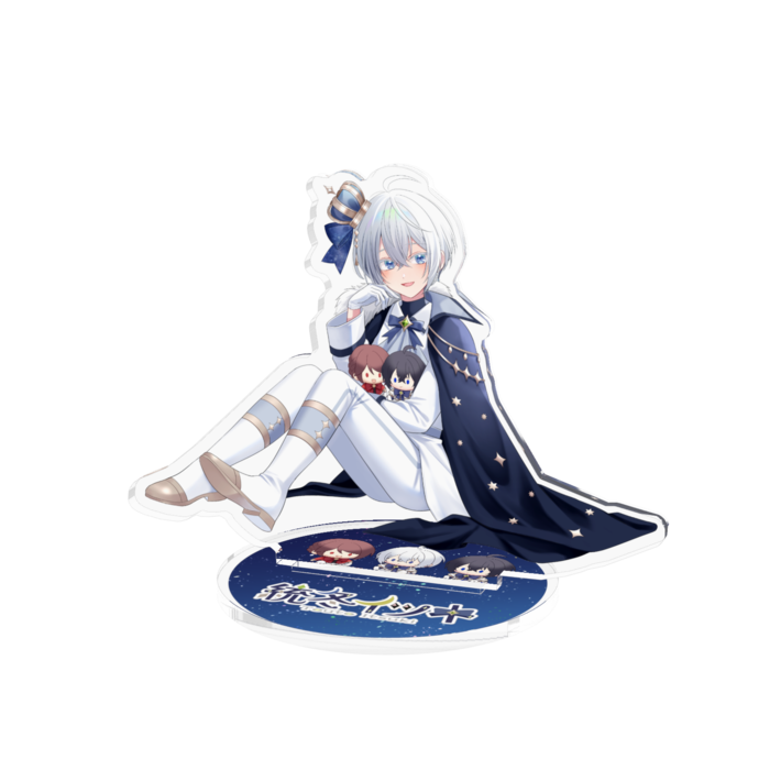 統冬イツキ【白】 - 100x100mm