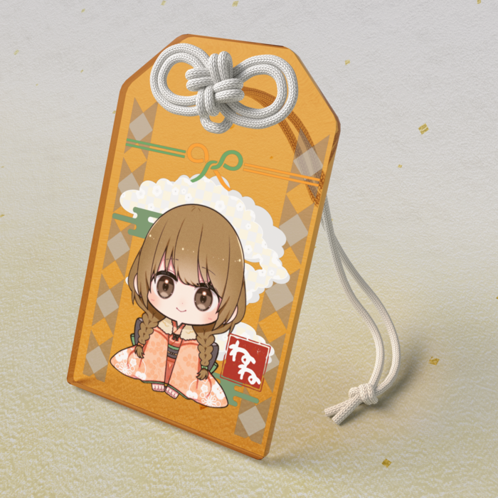 アクリルお守り - 50 × 80mm