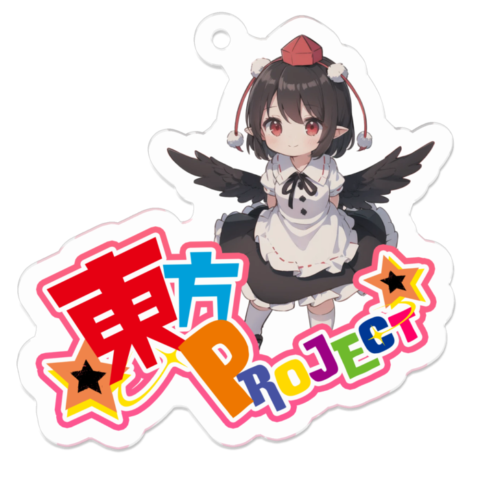 アクリルキーホルダー - 50 x 50 (mm)