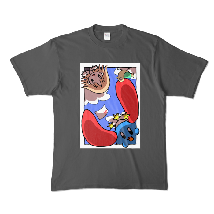 カラーTシャツ - XL - チャコール (濃色)
