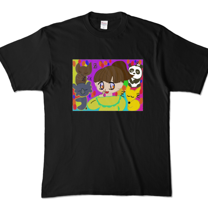 カラーTシャツ - XL - ブラック (濃色)