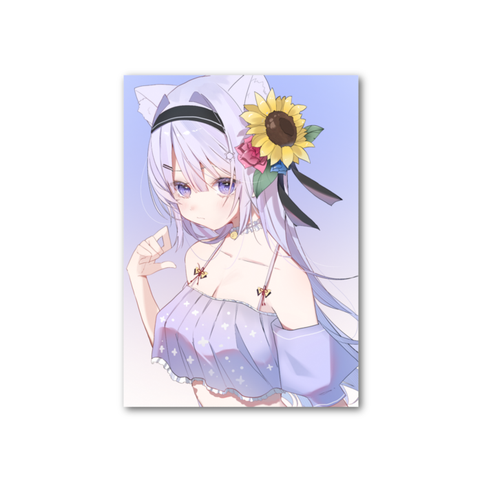 フォト風カード - 縦 - 片面