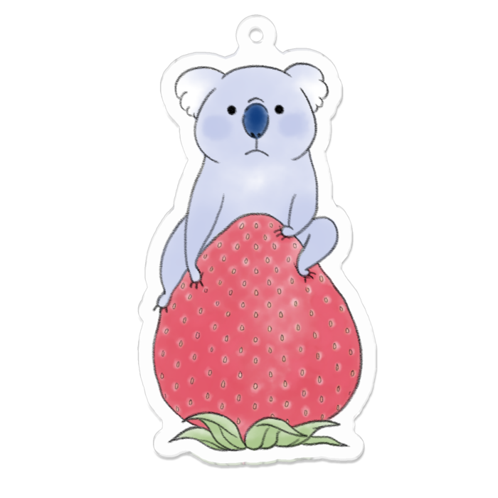 アクリルキーホルダー（コーティング） - 70 x 70 (mm)