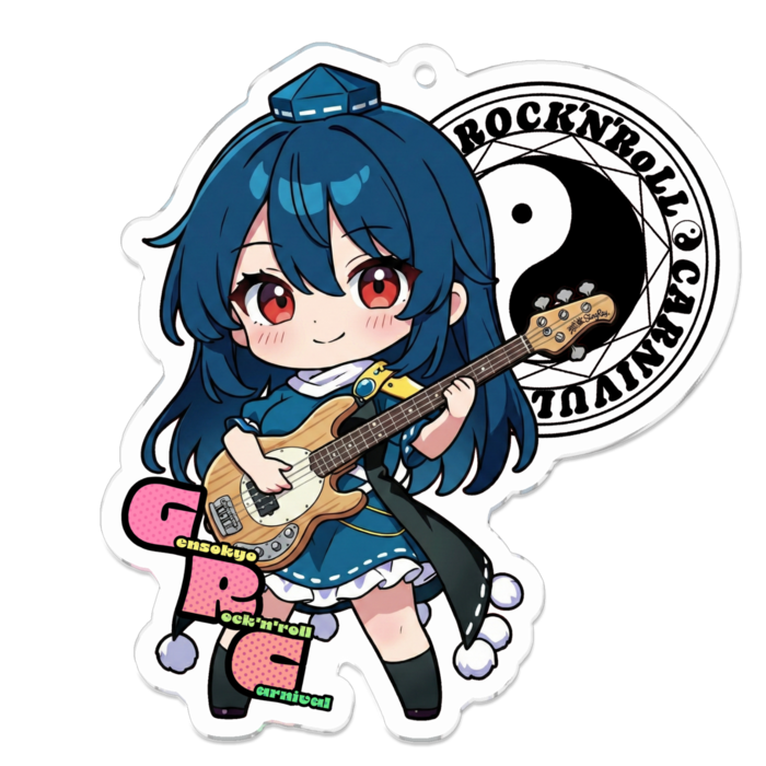 アクリルキーホルダー - 70 x 70 (mm)