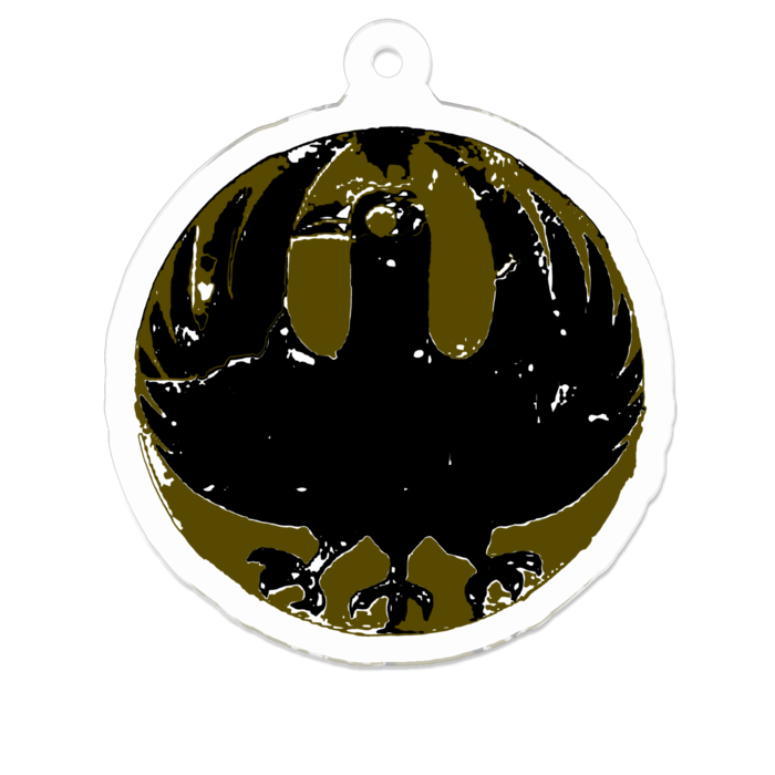 アクリルキーホルダー（コーティング） - 50 x 50 (mm)