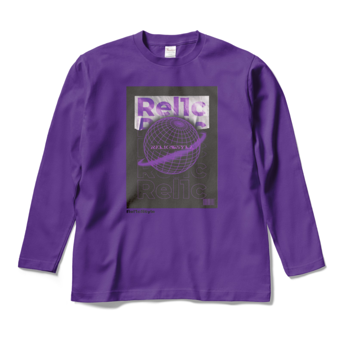 Rel1cStyle ロングスリーブTシャツ M - Rel1c (Purple)