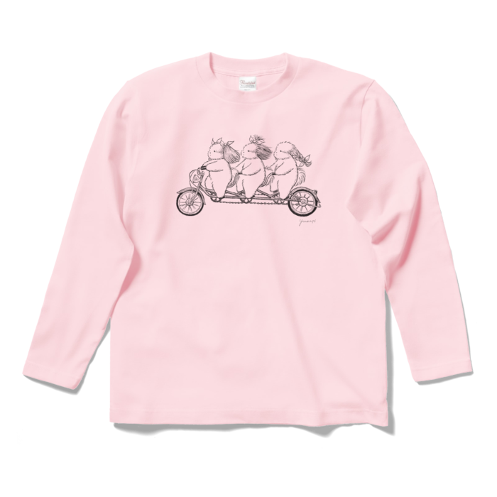 ロングスリーブTシャツ - S - ライトピンク/Long Sleeve T-Shirt light pinku(S)