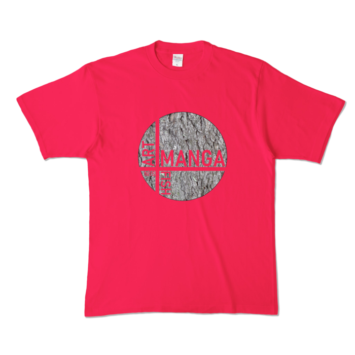 カラーTシャツ - XL - ホットピンク (濃色)