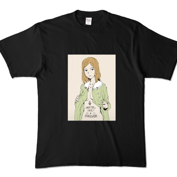 カラーTシャツ - XL - ブラック (濃色)