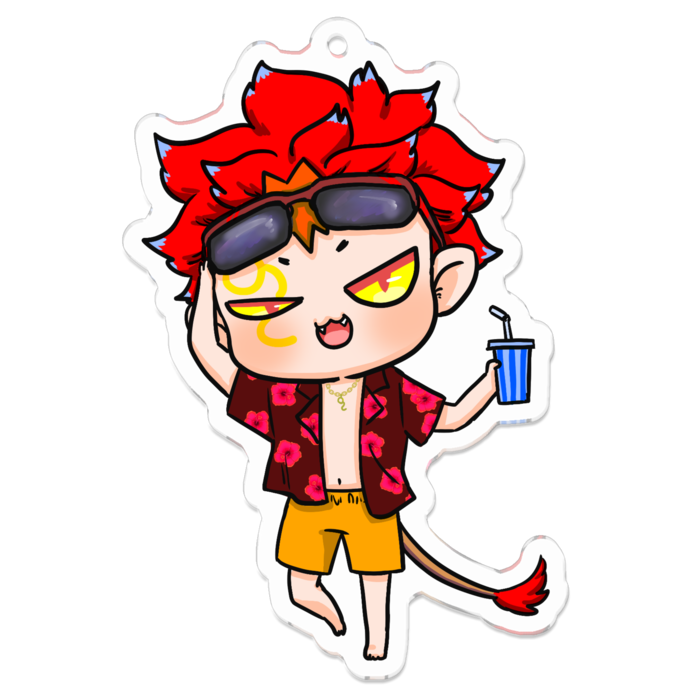 アクリルキーホルダー - 70 x 70 (mm)