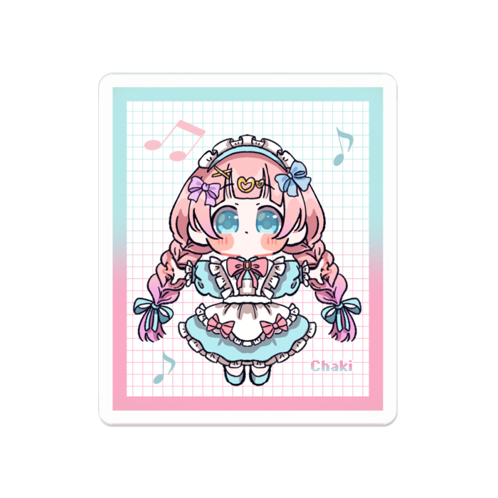 アクリルバッジ - 50 x 50 (mm)
