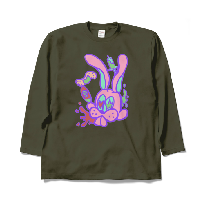 ロングスリーブTシャツ - XL - アーミーグリーン