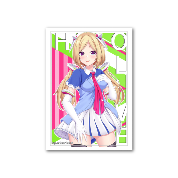 フォト風カード - 縦 - 両面 アキ・ローゼンタール