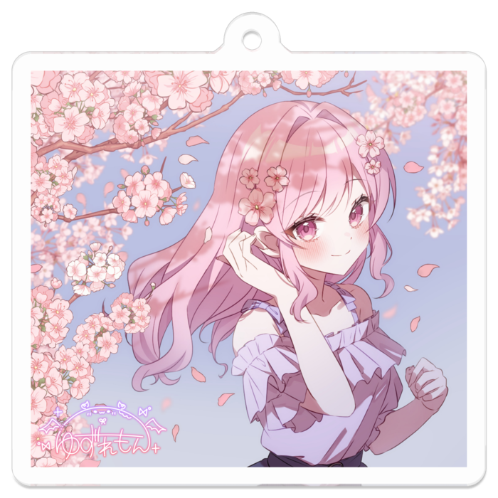 アクリルキーホルダー - 50 x 50 (mm)