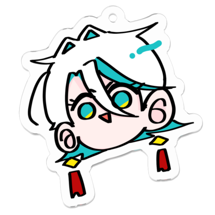 アクリルキーホルダー - 50 x 50 (mm)