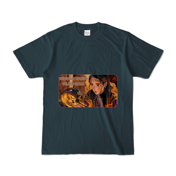 カラーTシャツ - S - デニム (濃色)