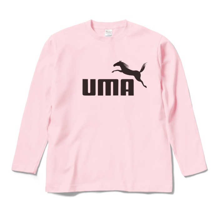 ロングスリーブTシャツ - M - ライトピンク