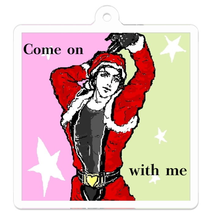 アクリルキーホルダー - 50 x 50 (mm)