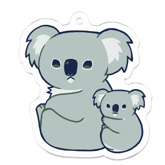 アクリルキーホルダー - 50 x 50 (mm)