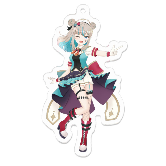 アクリルキーホルダー(アイドル) - 70 x 70 (mm)