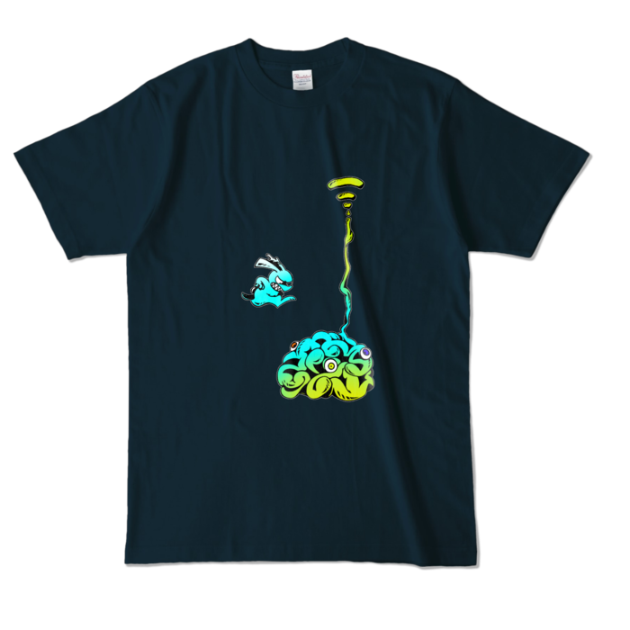 カラーTシャツ - L - ネイビー (濃色)(6)