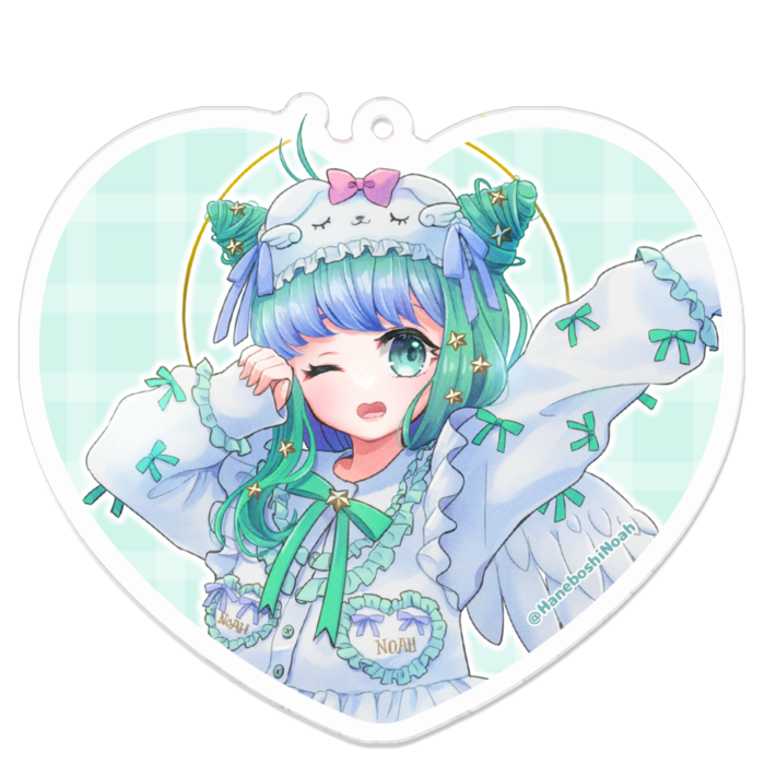 アクリルキーホルダー - 70 x 70 (mm)