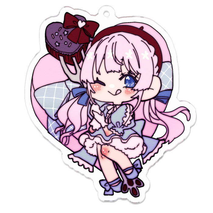 アクリルキーホルダー - 70 x 70 (mm)