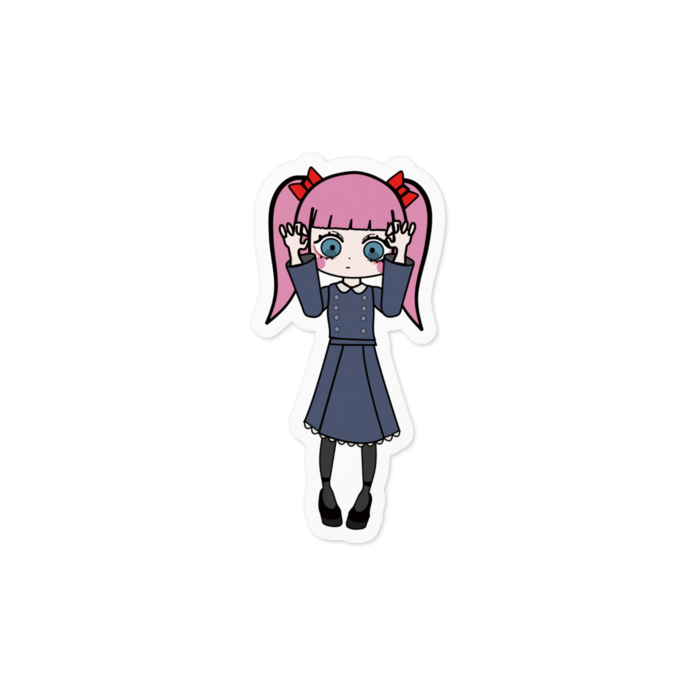 ステッカー　ホワイト　 - 100 x 100 (mm)